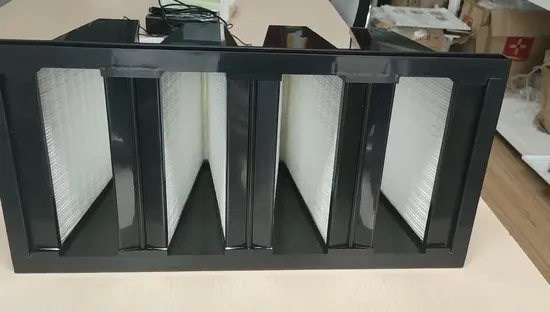 Filtro de aire HEPA de entrada de turbina de gas V