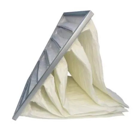 Filtro de aire tipo banco con marco en V, filtro de aire miniplisado de alta eficiencia para la industria HEPA