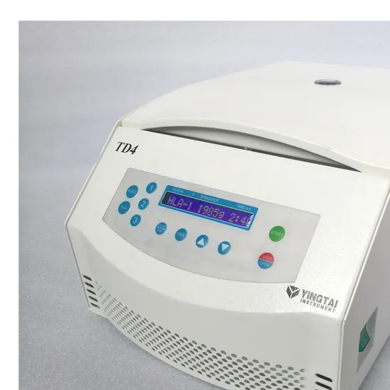 Lavador de células Td4/Centrífuga de laboratorio de baja velocidad para inmunidad de banco de sangre